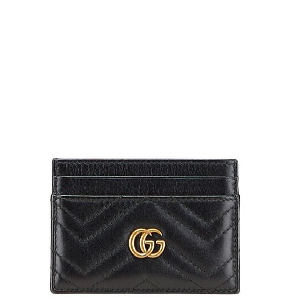 Gucci GG Marmont Leather Card Case - Picture 1 of 8